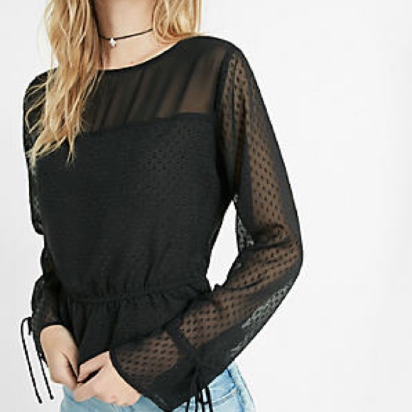 Express Tops - Express Dotted Top